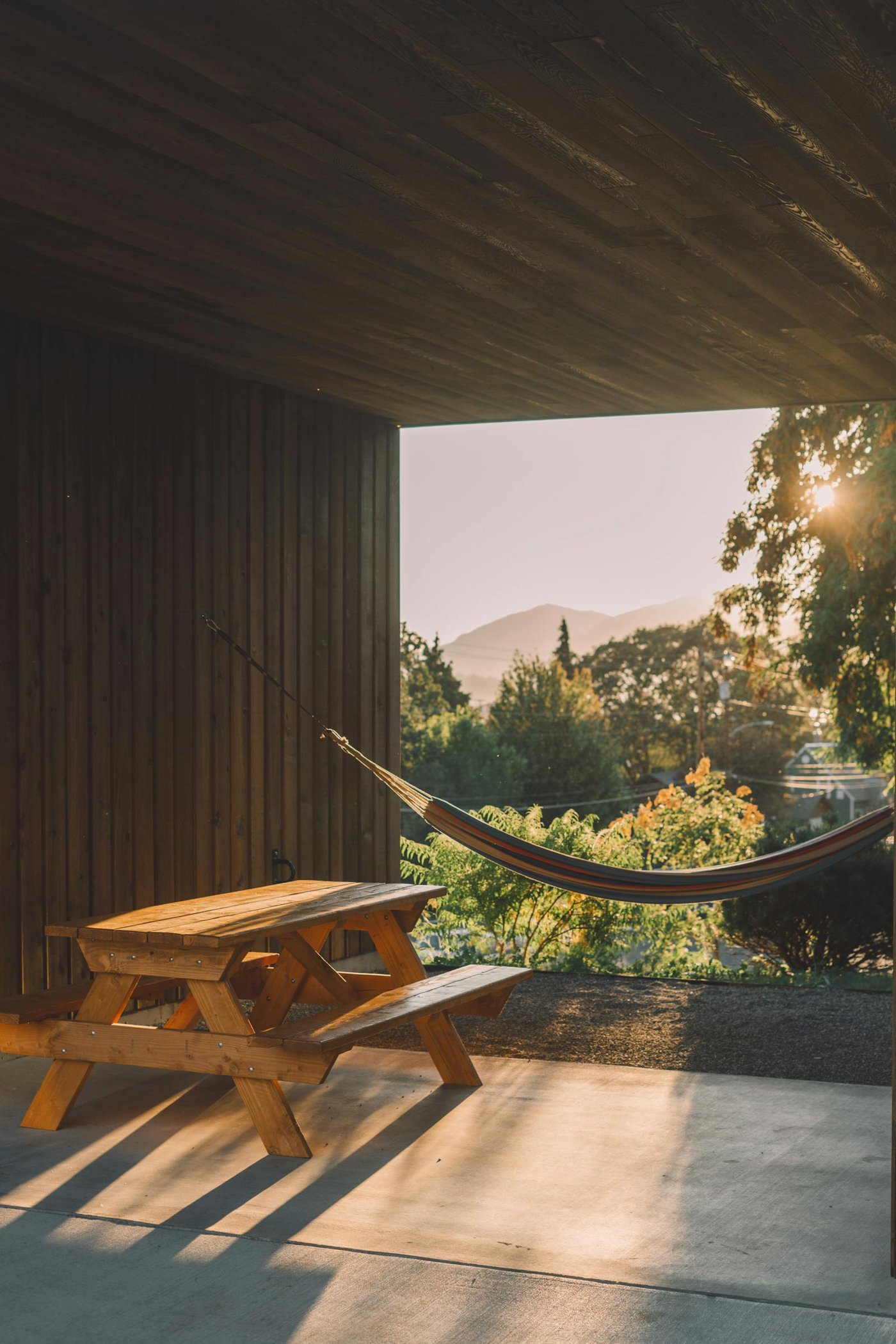 Relaxing outdoor terrace perfect for entertainment
