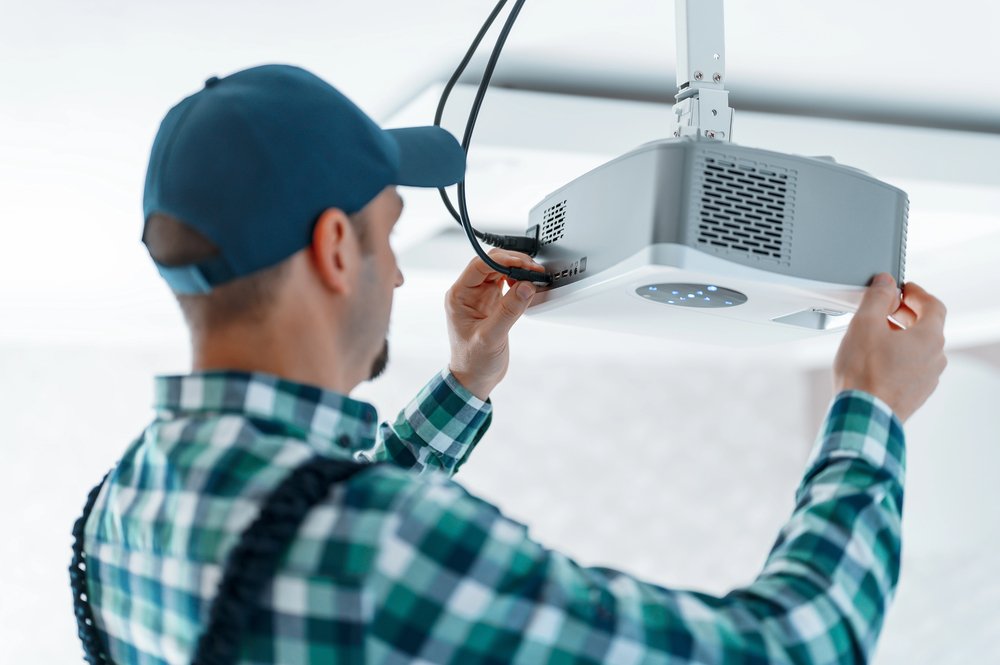 Home theater projector installation