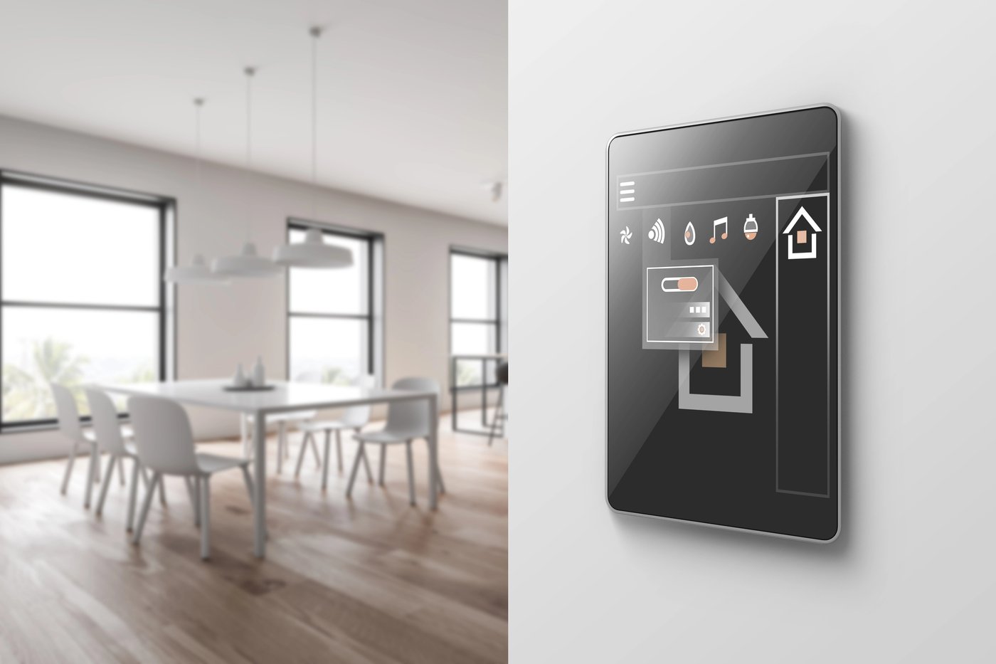 Smart home control panel
